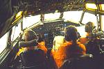 Cockpit der Transall